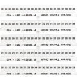 IP190351-- Kennzeichnungsschildchen für TB und ST, 351-400 (je 2mal)<br><u>Verkaufseinheit: 1VE</u>