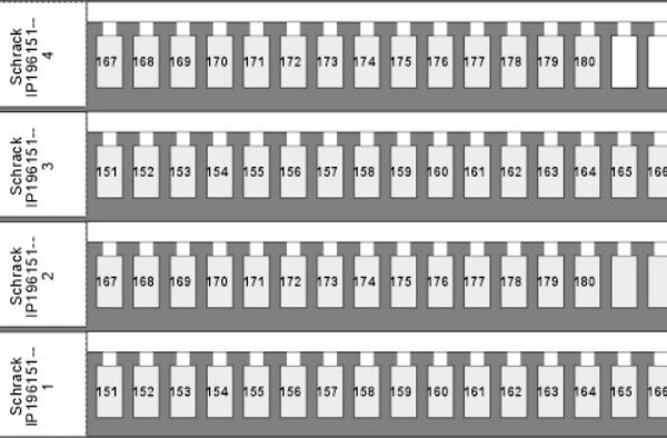 IP196151-- Kennzeichnungsschildchen für TB und ST, 151-180 (je 2mal)<br><u>Verkaufseinheit: 1VE</u>