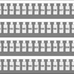 IP196181-- Kennzeichnungsschildchen für TB und ST, 181-210 (je 2mal)<br><u>Verkaufseinheit: 1VE</u>