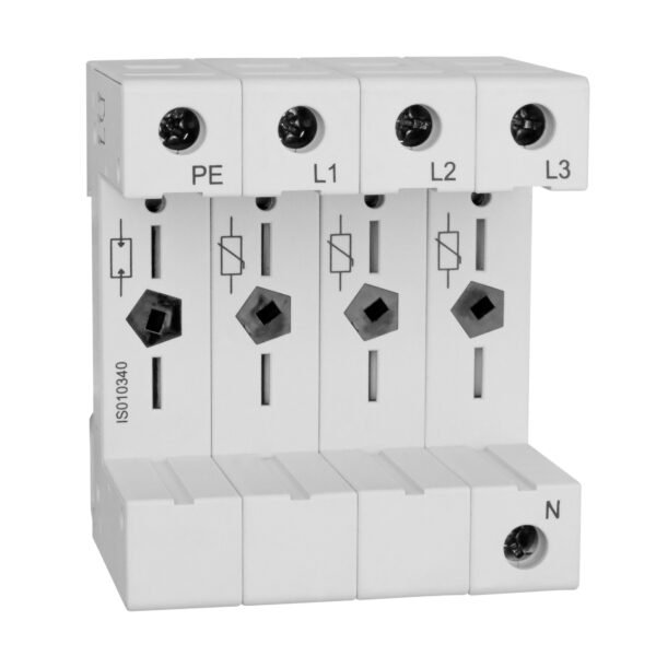 IS010340-- Vartec TII, Sockel 3+1 (für 3VVM, 1VGM), ohne Hilfskontakt<br><u>Verkaufseinheit: 1Stk</u>