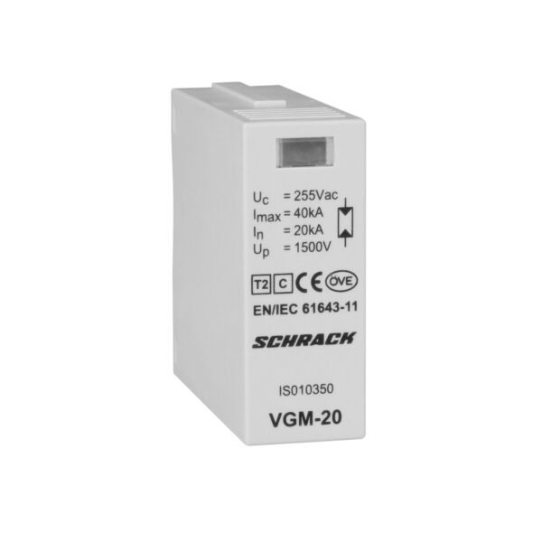 IS010350-- Vartec Funkenstreckenmodul TII, VGM - 20kA<br><u>Verkaufseinheit: 1Stk</u>