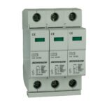 IS010448-- T2/C - Ableiter komplett, 3p, 3x20kA/280V - Serie UAS<br><u>Verkaufseinheit: 1Stk</u>