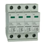 IS010449-- T2/C - Ableiter komplett, 4p, 4x20kA/280V - Serie UAS<br><u>Verkaufseinheit: 1Stk</u>