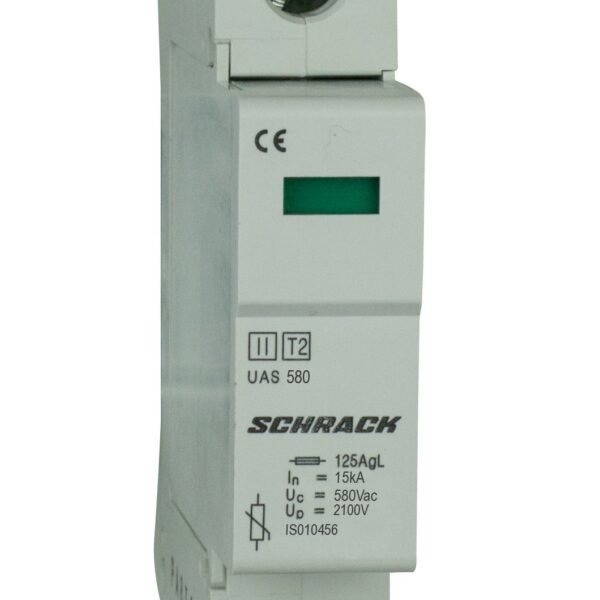IS010456-- T2/C - Ableiter komplett, 1p, 20kA/580V - Serie UAS<br><u>Verkaufseinheit: 1Stk</u>