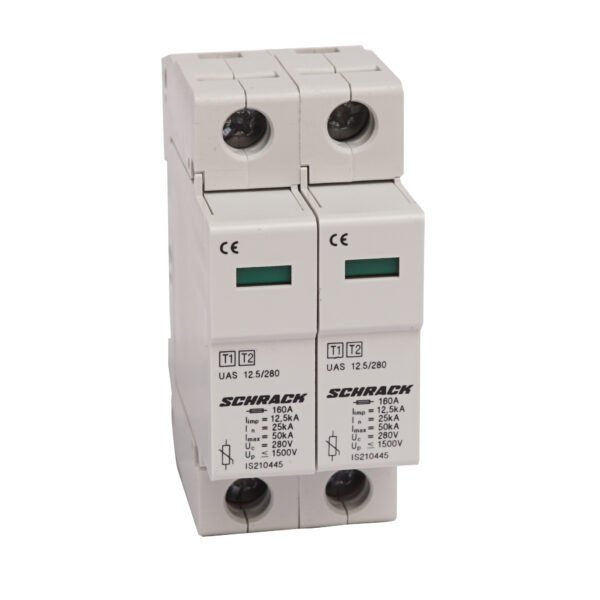 IS210447-- T1+2/BC - Ableiter komplett, 2p, 12,5kA/280V - Serie UAS<br><u>Verkaufseinheit: 1Stk</u>