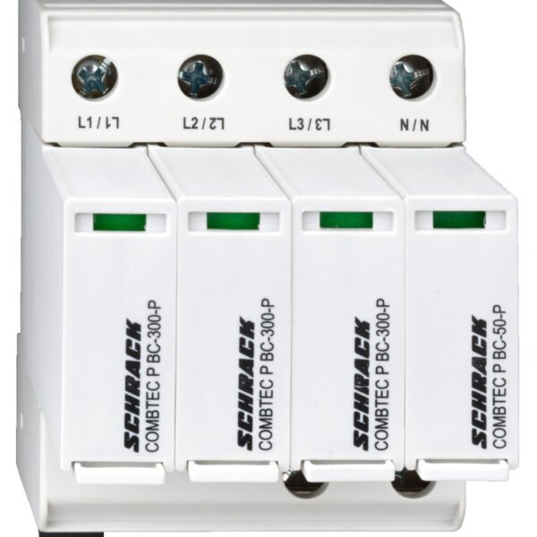 IS211214-A Blitz-/Überspannungsableiter 3+1 TT,I+II(B+C),300V,12,5kA<br><u>Verkaufseinheit: 1Stk</u>