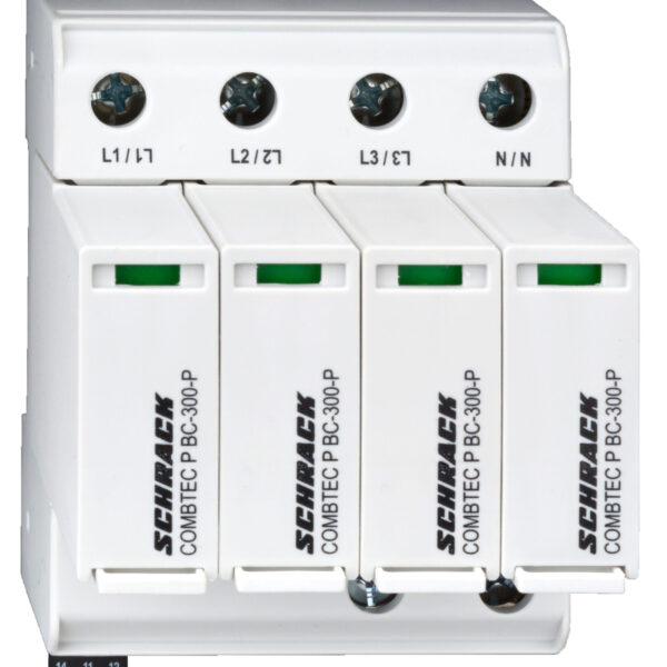 IS211245-A Blitz-/Überspannungsableiter 4+0 TNS,I+II(B+C),300V,12,5kA+H<br><u>Verkaufseinheit: 1Stk</u>