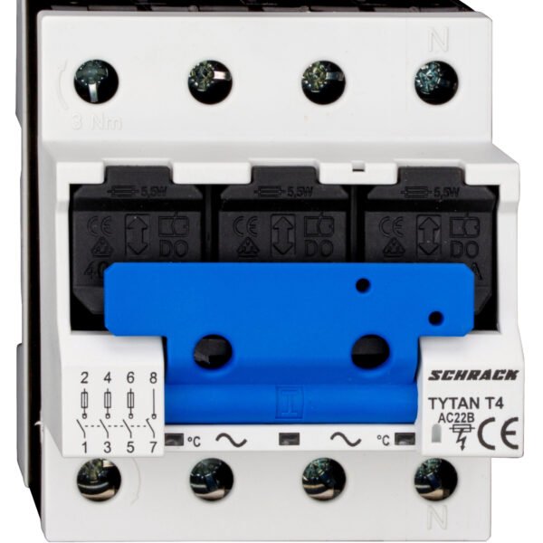 IS503042-- TYTAN T4P, D02-Lasttrennschalter, 3+N, ohne Sicherungen, 63A<br><u>Verkaufseinheit: 1Stk</u>