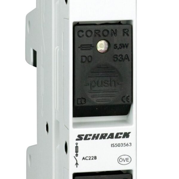 IS503563-- CORON R Sicherungslastschaltleiste D02, 3-polig, 63A<br><u>Verkaufseinheit: 1Stk</u>