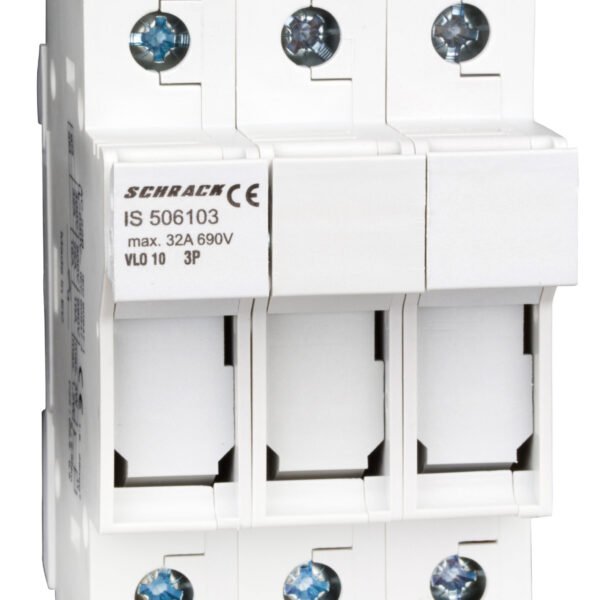 IS506103-- Sicherungstrennschalter 10x38mm, 3-polig, 32A<br><u>Verkaufseinheit: 1Stk</u>