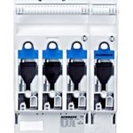 ISA05231-- NH-Trenner ARROW BLUE, Größe 1, 4-polig, 250A, M10<br><u>Verkaufseinheit: 1Stk</u>