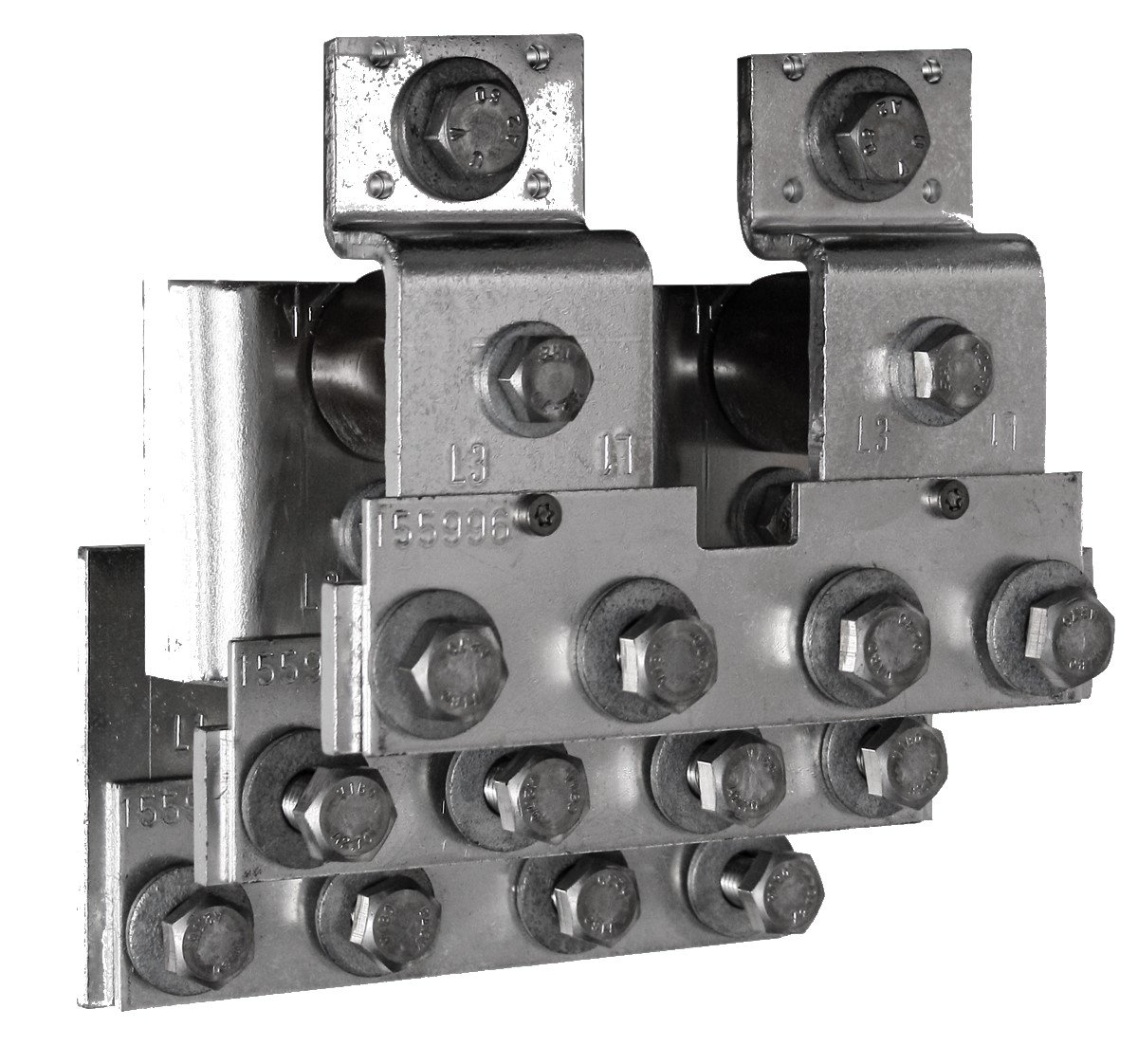 f_isa05736- ISA05736-- Verschienungsbausatz Doppelleiste, Anschluss 4x240mm²<br><u>Verkaufseinheit: 1Stk</u> – Bild 1