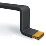 ISL08008-- Lamellierte Kupferschiene, 8x80x1, isoliert, 2m lang<br><u>Verkaufseinheit: 1Stk</u>