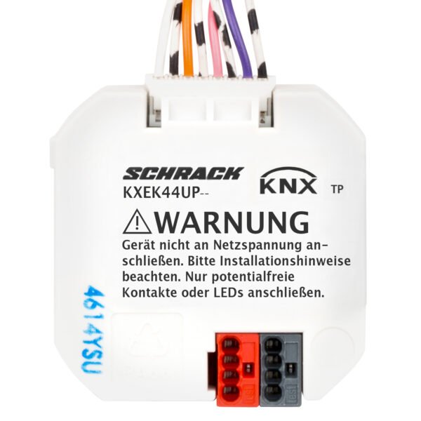 KXEK44UP-- KNX Tasterschnittstelle, 4 x potentialfreie Kontakte<br><u>Verkaufseinheit: 1Stk</u>
