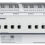 KXSK08RC-- KNX Schaltaktor 8 x 16/20AX, 230V AC<br><u>Verkaufseinheit: 1Stk</u>