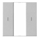 KXTS10US-- KNX Tastsensor 1-fach mit Status-LED, Silber<br><u>Verkaufseinheit: 1Stk</u>