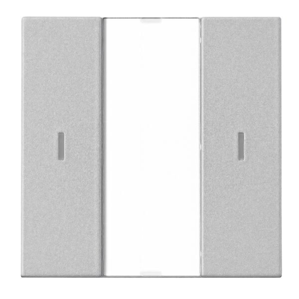 KXTS10US-- KNX Tastsensor 1-fach mit Status-LED, Silber<br><u>Verkaufseinheit: 1Stk</u>