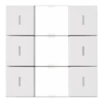 KXTS30UW-- KNX Tastsensor 3-fach mit Status-LED, Weiß<br><u>Verkaufseinheit: 1Stk</u>