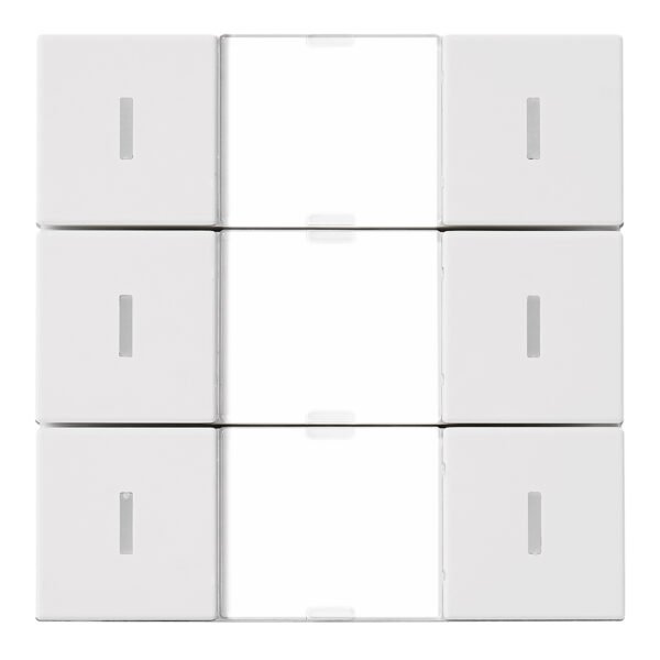 KXTS30UW-- KNX Tastsensor 3-fach mit Status-LED, Weiß<br><u>Verkaufseinheit: 1Stk</u>