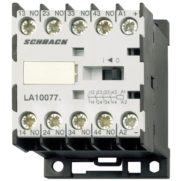 LA100770-- Mini-Hilfsschütz, 3A, 4 Schließer, 24VAC<br><u>Verkaufseinheit: 1Stk</u>