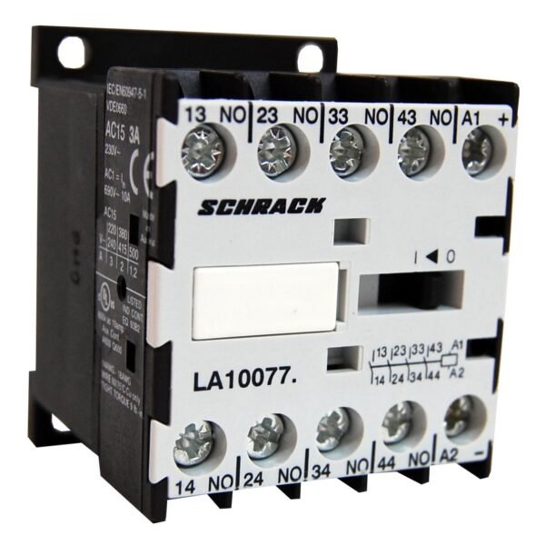 LA100773-- Mini-Hilfsschütz, 3A, 4 Schließer, 230VAC<br><u>Verkaufseinheit: 1Stk</u>