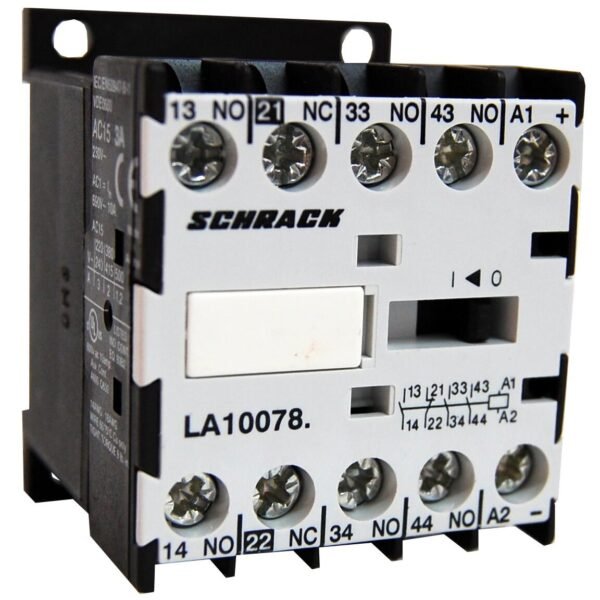 LA100783-- Mini-Hilfsschütz, 3A, 3 Schließer +1 Öffner, 230VAC<br><u>Verkaufseinheit: 1Stk</u>