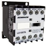 LA100793-- Mini-Hilfsschütz, 3A, 2 Schließer + 2 Öffner, 230VAC<br><u>Verkaufseinheit: 1Stk</u>