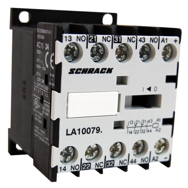 LA100795-- Mini-Hilfsschütz, 3A, 2 Schließer + 2 Öffner, 24VDC<br><u>Verkaufseinheit: 1Stk</u>