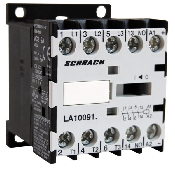 LA10091B-- Mini-Leistungsschütz, 20A, 3polig, 1S, 24VDC, Schutzbesch.<br><u>Verkaufseinheit: 1Stk</u>