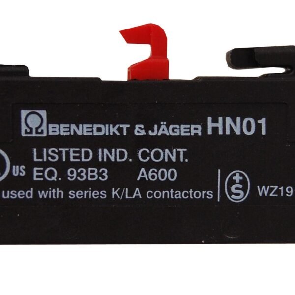 LA190101-- Hilfskontakt frontseitig 1Ö, 3A für LA2, LA3004-LA3115, LA4<br><u>Verkaufseinheit: 1Stk</u>