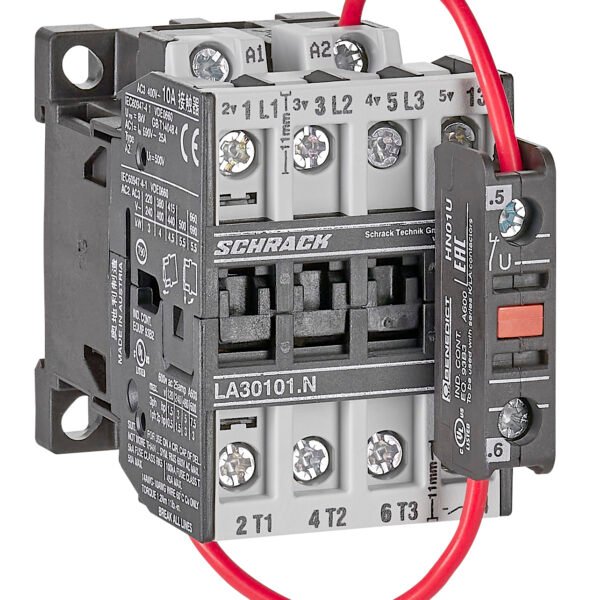 LA301015N- Leistungsschütz, 4kW, 10A AC3, 25A AC1, 3polig, 1S, 24VDC<br><u>Verkaufseinheit: 1Stk</u>