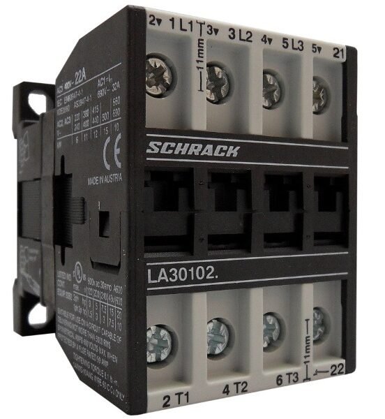 LA301024N- Leistungsschütz, 4kW, 10A AC3, 25A AC1, 3polig, 1Ö, 400VAC<br><u>Verkaufseinheit: 1Stk</u>