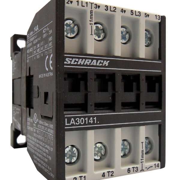 LA301410N- Leistungsschütz, 5,5kW, 14A AC3, 25A AC1, 3polig, 1S, 24VAC<br><u>Verkaufseinheit: 1Stk</u>