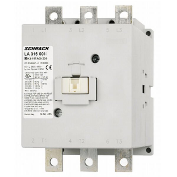 LA31500H-- Leistungsschütz, 75kW, 150A AC3, 230A AC1, 3polig, 230VAC/DC<br><u>Verkaufseinheit: 1Stk</u>