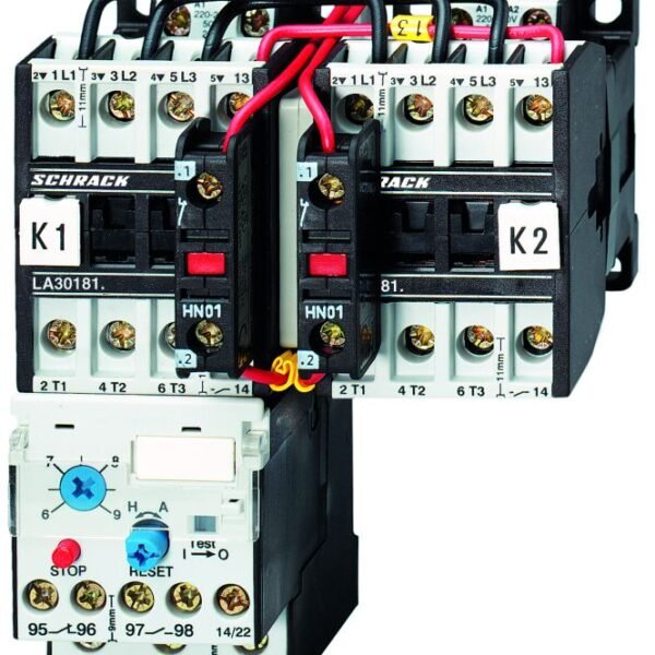 LA3W18W3-- Wendeschützkombination 18A, 7,5kW, 230VAC<br><u>Verkaufseinheit: 1Stk</u>