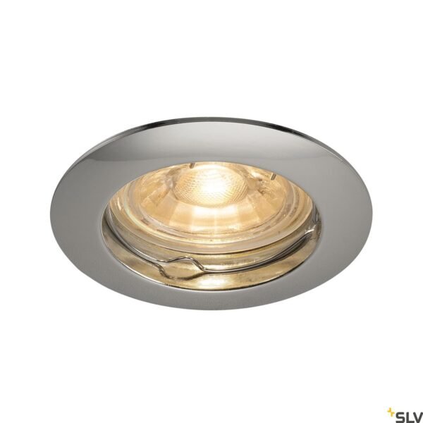 LI1000715- PIKA QPAR51, Deckeneinbauleuchte, starr, chrom, max. 50W<br><u>Verkaufseinheit: 1Stk</u>