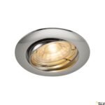 LI1000719- PIKA QPAR51, Deckeneinbauleuchte, chrom, max. 50W schwenkbar<br><u>Verkaufseinheit: 1Stk</u>