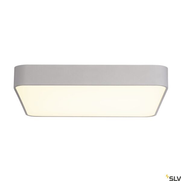 LI1000727- MEDO 60 SQUARE LED, Deckenleuchte, silbergrau, 1-10V, 3000K<br><u>Verkaufseinheit: 1Stk</u>
