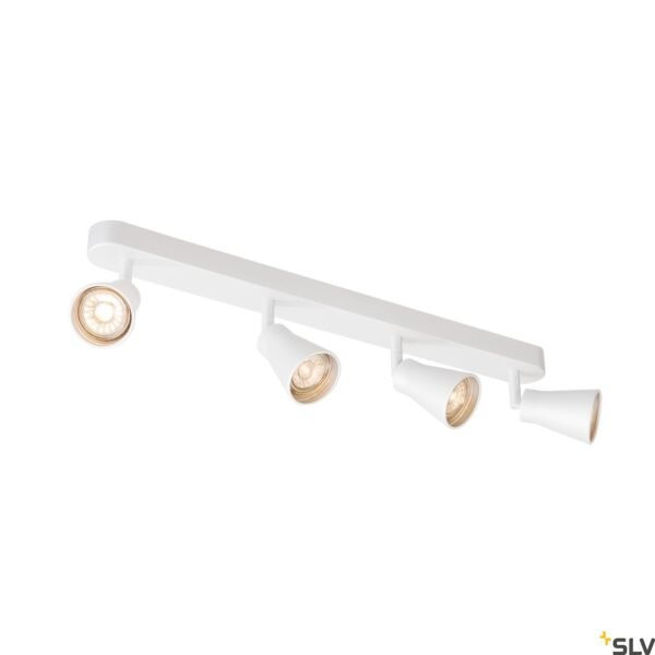 LI1000896- AVO CW Quad, Indoor Leuchte, QPAR51, weiß, max. 50W<br><u>Verkaufseinheit: 1Stk</u>