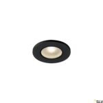 LI1001015- KAMUELA ECO LED 6,5W,Brandschutz,3000K,IP65,schwarz,38°,dimm<br><u>Verkaufseinheit: 1Stk</u>