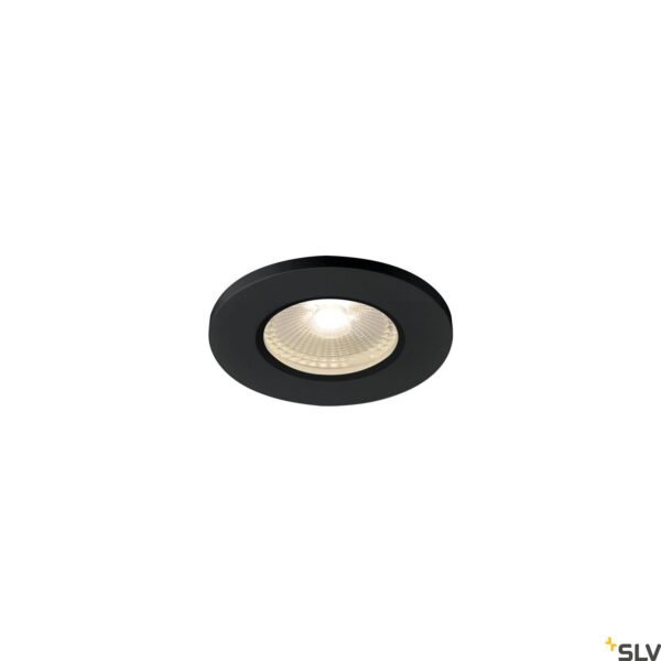 LI1001015- KAMUELA ECO LED 6,5W,Brandschutz,3000K,IP65,schwarz,38°,dimm<br><u>Verkaufseinheit: 1Stk</u>