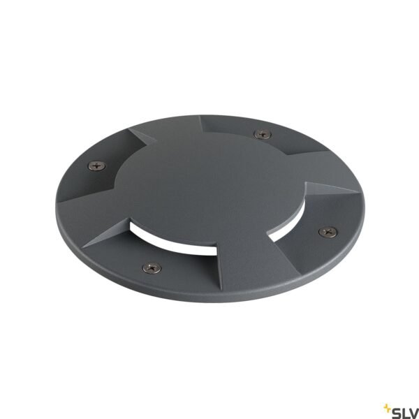 LI1001263- BIG PLOT Abdeckung, 4 Auslässe, anthrazit<br><u>Verkaufseinheit: 1Stk</u>