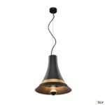 LI1001266- BATO 35 PD, Indoor Pendelleuchte, schwarz/messing, E27, 60W<br><u>Verkaufseinheit: 1Stk</u>