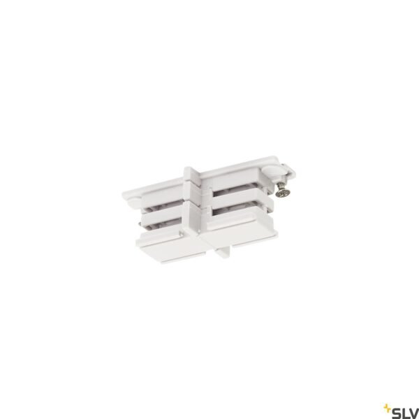 LI1001382- S-TRACK Mini-Verbinder für 3Phasen Schiene, isoliert weiß<br><u>Verkaufseinheit: 1Stk</u>