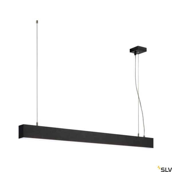 LI1001403- GLENOS Pendelleuchte, mattschwarz, 1m, 52W, 4000K<br><u>Verkaufseinheit: 1Stk</u>