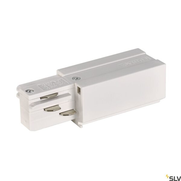 LI1001514- EUTRAC Einspeiser, rechts, weiß, RAL 9016<br><u>Verkaufseinheit: 1Stk</u>