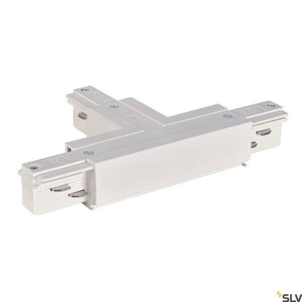 LI1001518- EUTRAC T-Verbinder Schutzleiter links, weiß, RAL 9016<br><u>Verkaufseinheit: 1Stk</u>