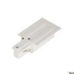 LI1001533- EUTRAC Einspeiser für 3-Phasen Einbauschiene, links, weiß<br><u>Verkaufseinheit: 1Stk</u>
