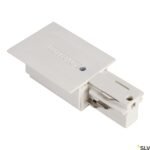 LI1001534- EUTRAC Einspeiser f.3-Ph.Einbauschiene,Schutzl. rechts, weiß<br><u>Verkaufseinheit: 1Stk</u>