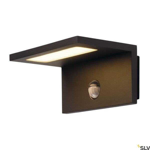 LI1001969- LED SENSOR WL, LED Outdoor Leuchte, IP44, anthrazit, 3000K<br><u>Verkaufseinheit: 1Stk</u>